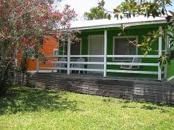 Each has its own private porch which offers a place to kick-back and enjoy the pleasing Gulf breeze. Theres a swimming pool and a large grassy park for BBQ cookouts, picnicking or pitching horseshoes.